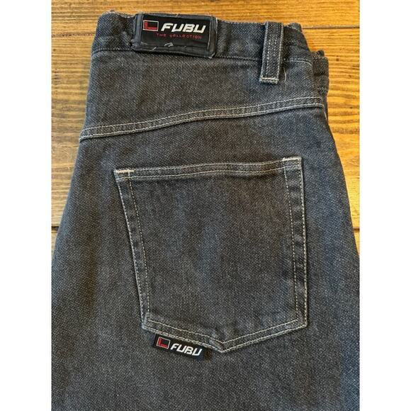 Fubu Apparel Company Men's W 38 x L 34 Black Serial No. 05092-05 Dark Demin - Picture 8 of 8